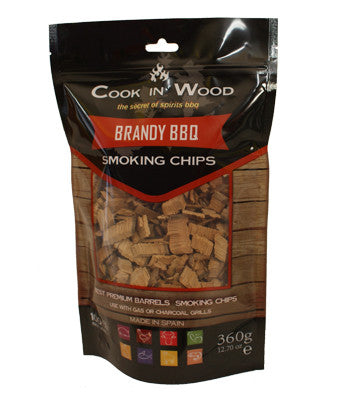 BBQ Charcoal Flavoured Smoker Chips - Choice of Fantastic Flavours all the way from Spain - Gardenbox