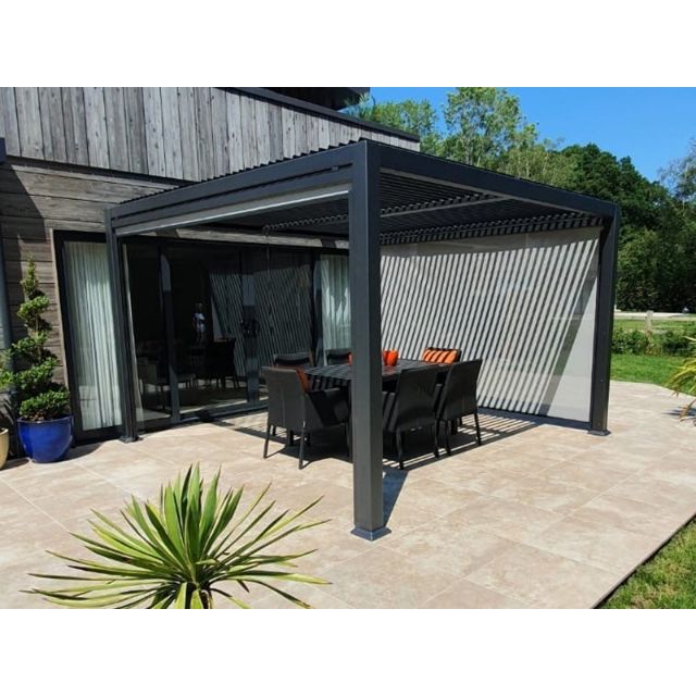 Galaxy Outdoor Gazebo End Screen for 3.5m by 7.2m