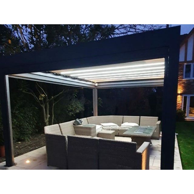 Pergolux Electric Gazebo 4m