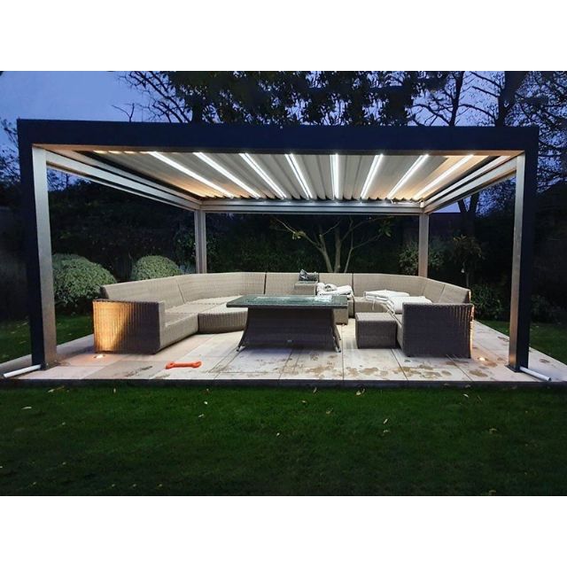 Pergolux Electric Gazebo 4m