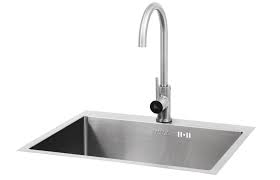 Extra Large Stainless Steel Sink & Taps for a Built In BBQ