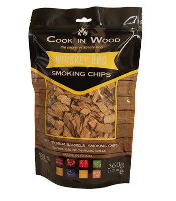 BBQ Charcoal Flavoured Smoker Chips - Choice of Fantastic Flavours all the way from Spain - Gardenbox